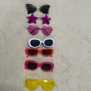7 pairs of sunglasses